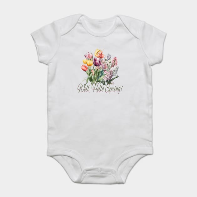 Hello Spring! Baby Bodysuit by Luxinda